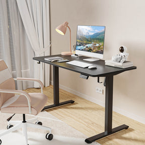 MOUNTUP 48x24" Electric Height Adjustable Standing Desk- Black