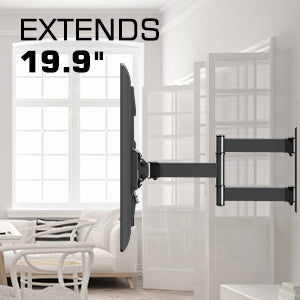 tv wall mount extends 19.9 inches
