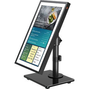 TV Stand Rotate Tilt Glass Base Hold up to 17.6lbs MP1011-ES