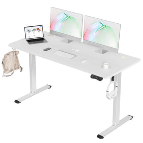 MOUNTUP 55 x 24 Inches Electric Height Adjustable Standing Desk UP512-W4