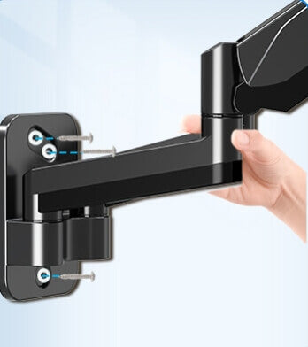install monitor arm on wall