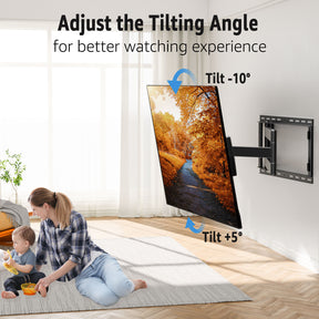 Full Motion TV Wall Mount For 42"-90" TVs MU0059