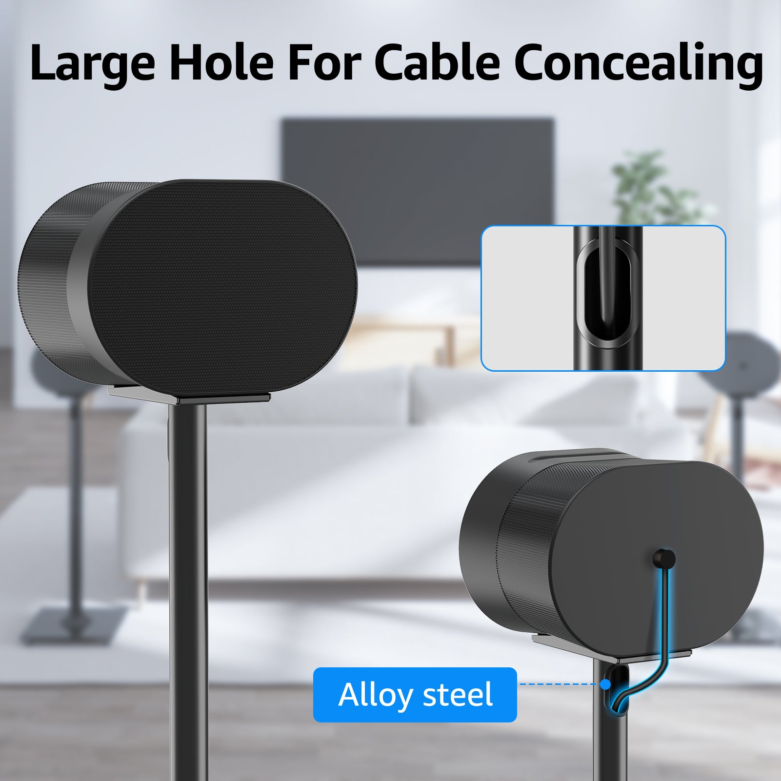 MOUNTUP Universal Wireless Speaker Stand MU9136