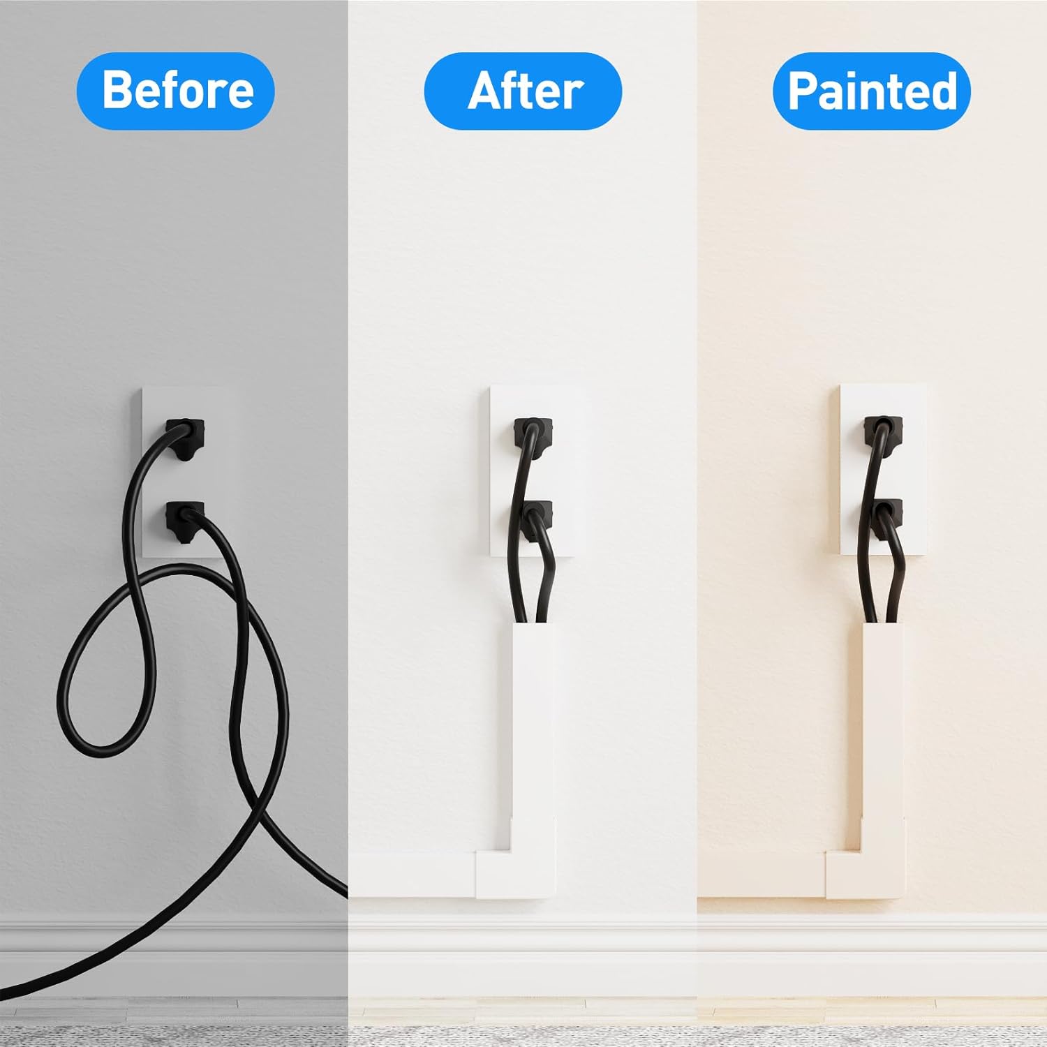 MOUNTUP Cord Hider Cable Management Kit MU9007