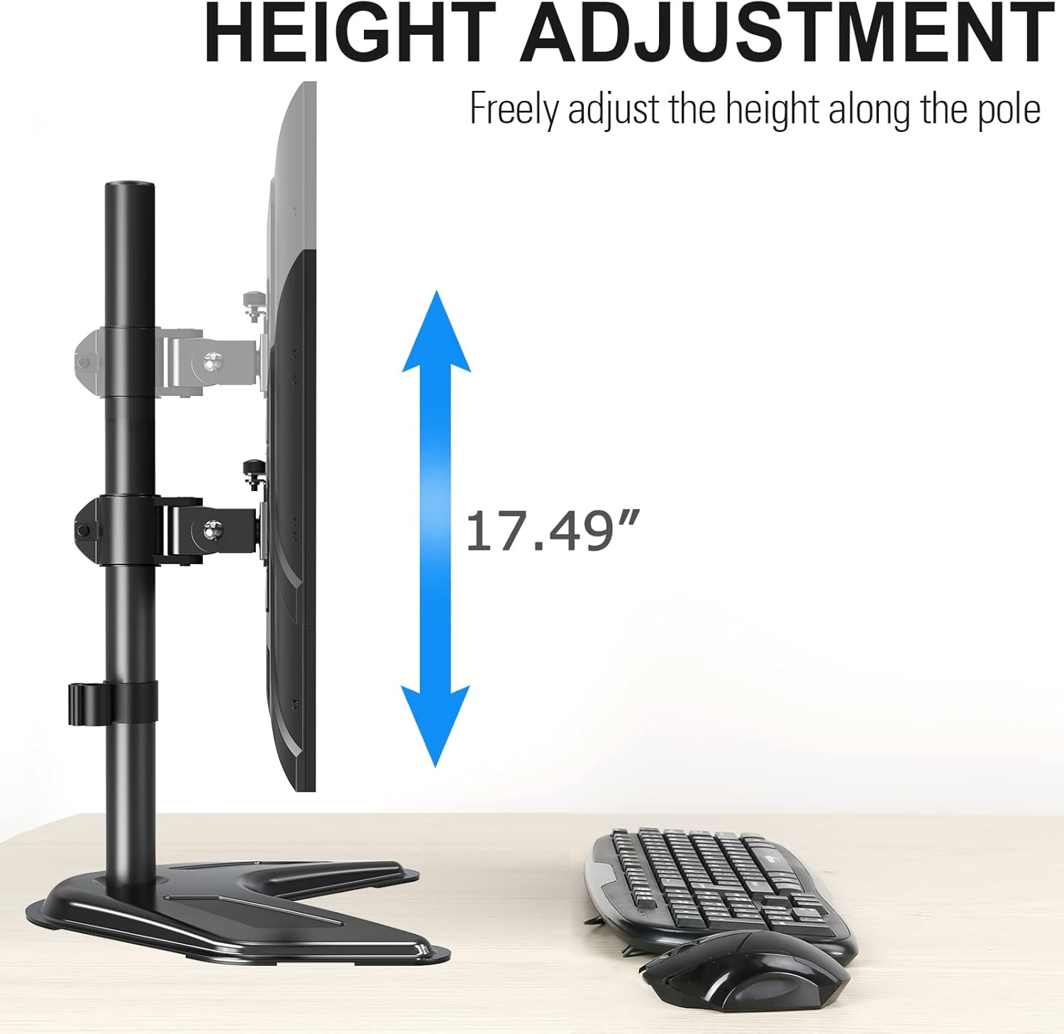 Single Monitor Desk Stand for 13''-32'' Monitors MU0023