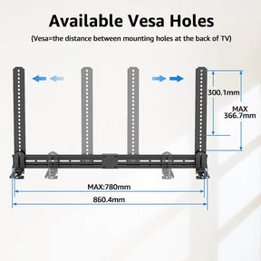 Universal Soundbar Mount Soundbar Bracket MU9121