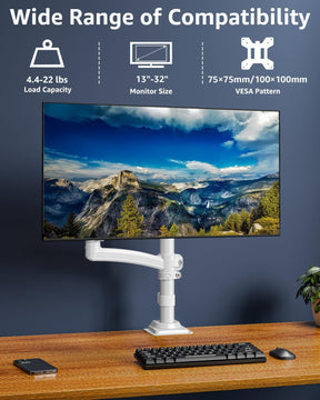 Freelift Single Monitor Desk Mount for 13''-32'' Monitors MU6015W
