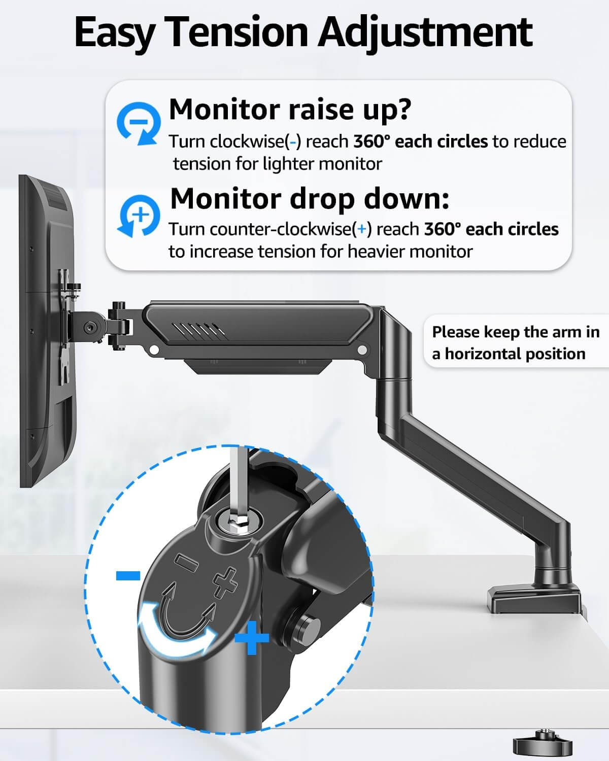 Freelift Dual Monitor Desk Mount for 13'' to 32'' Monitors MU8014B