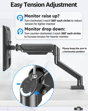 Freelift Dual Monitor Desk Mount for 13'' to 32'' Monitors MU8014B