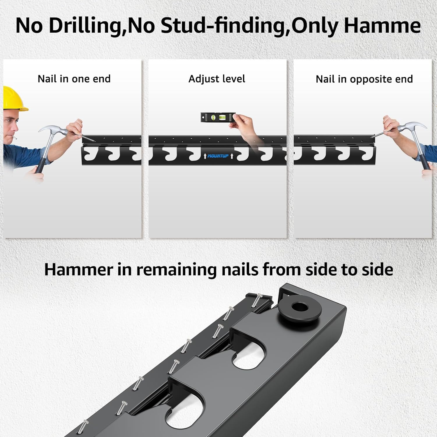MOUNTUP Studless TV Wall Mount For 24" –65" TVs MU0061