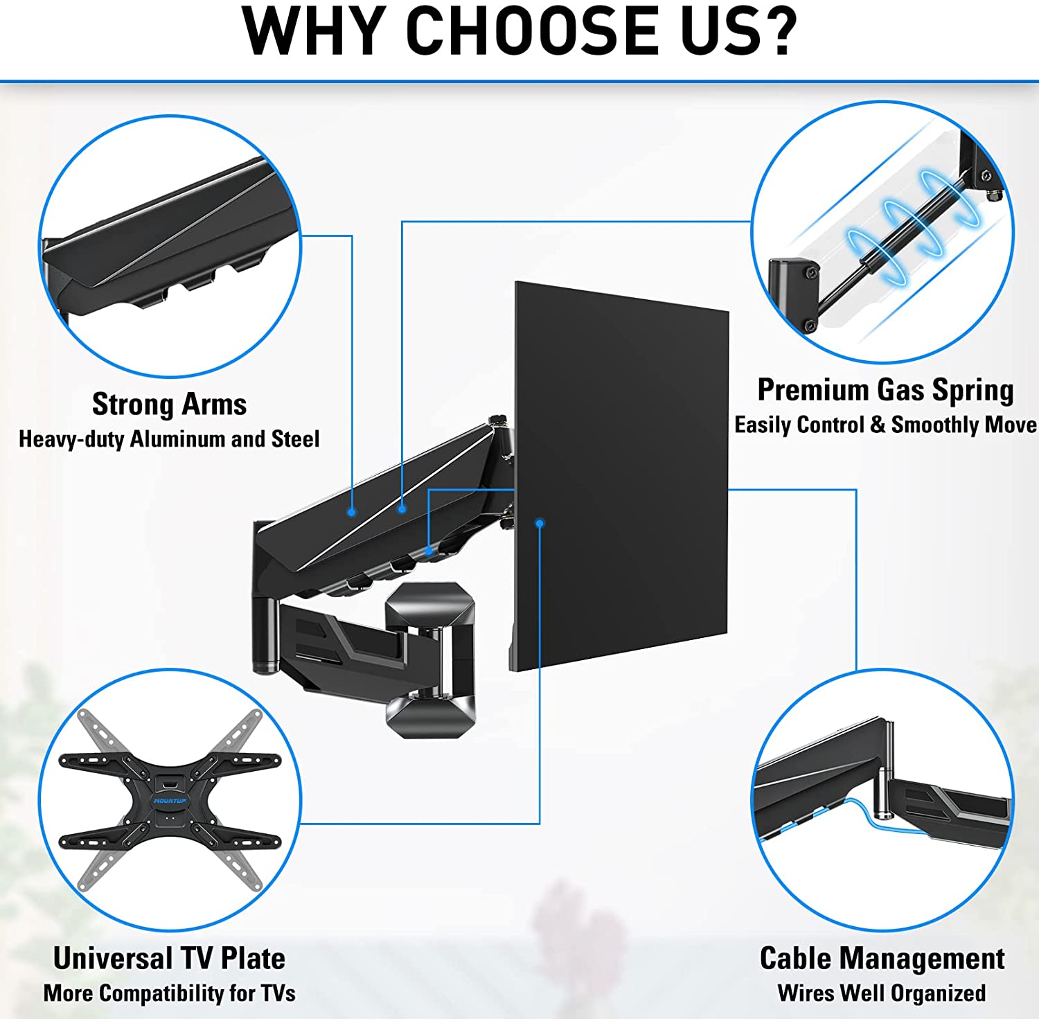 quality wall mount for 55 inch TV