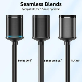 MOUNTUP Universal Adjustable Height Speaker Stand MU9134