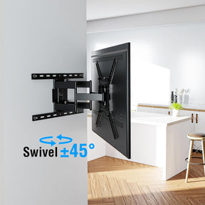 MOUNTUP Ultra Slim Full Motion TV Wall Mount for 26" -75" TVs MU0062