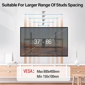 Tilting TV Wall Mount for 37''-86" TVs MU0017
