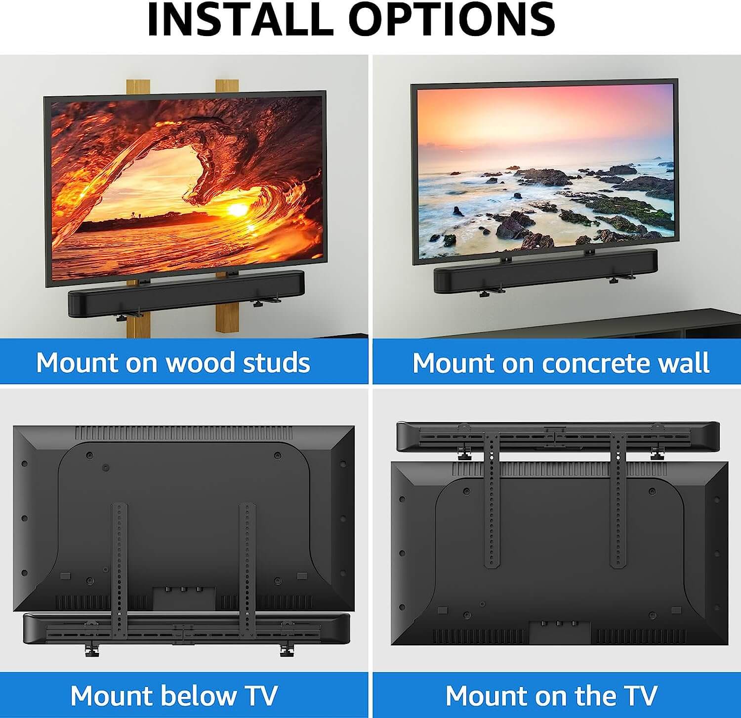 Universal Soundbar Mount Soundbar Bracket MU9121