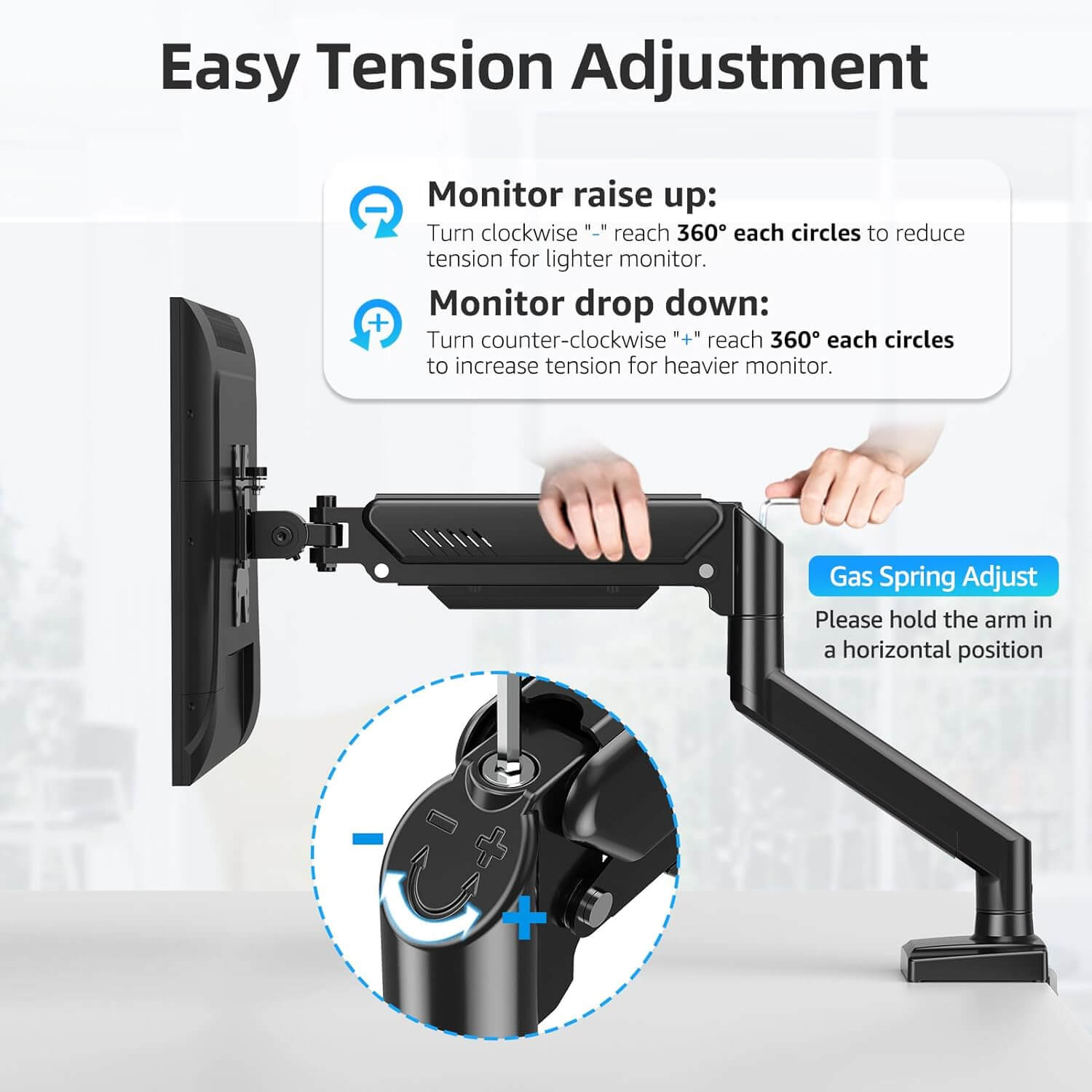 Freelift Single Monitor Desk Mount for 13''-32'' Monitors MU8013B