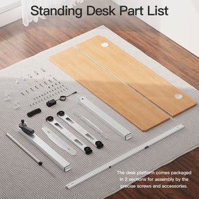 MOUNTUP 55 x 24 Inches Electric Height Adjustable Standing Desk UP512-W5