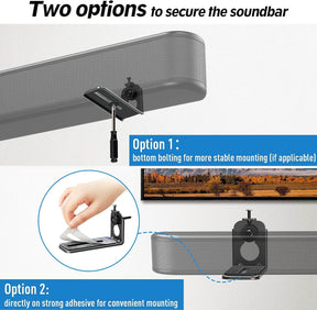 Universal Soundbar Wall Mount MU9101B-A