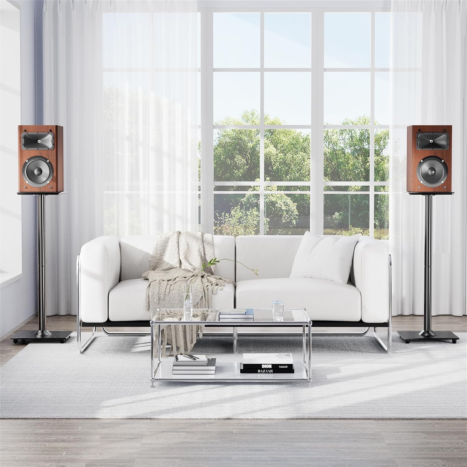 MOUNTUP Universal Speaker Stands Pair for Surround Sound MU9132