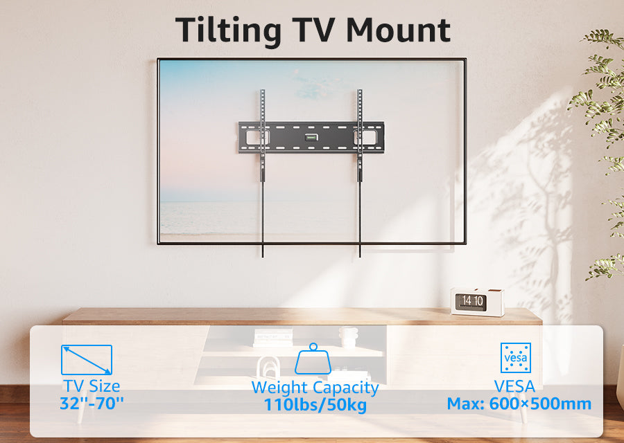 Tilting TV Wall Mount for 32''-70‘’ TVs MUT0073A-LT