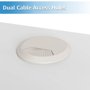 Electric Height Adjustable Standing Desk - White