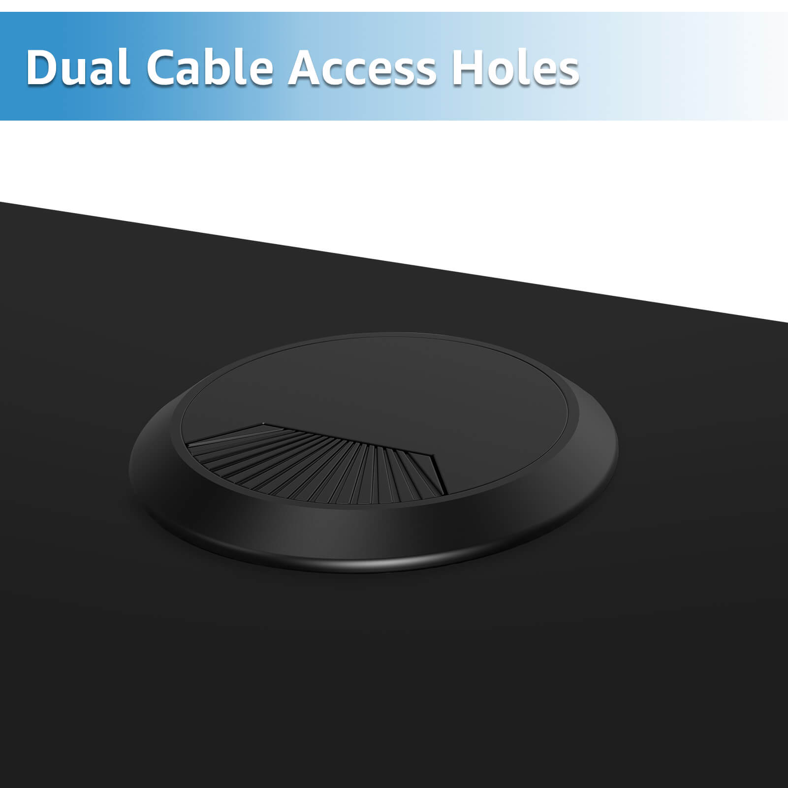 Electric Height Adjustable Standing Desk - Black