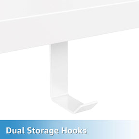 Electric Height Adjustable Standing Desk - White