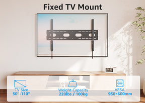 Fixed TV Wall Mount for 50''-100'' TVs MUT0097