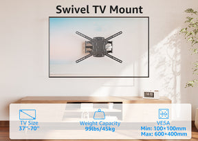 Swivel TV Wall Mount for 37''-70'' TVs MUT-5PX