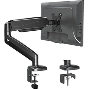 single monitor arm black