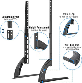 Universal TV Table Stand for 27''-65'' TVs MUT1010
