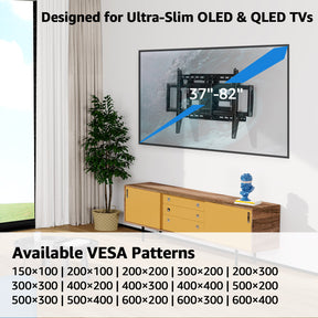 Full Motion TV Wall Mount for 37''-82" TVs MU0058-24K