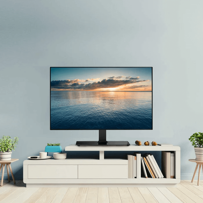 mountup tv stand on tv table in the bedroom