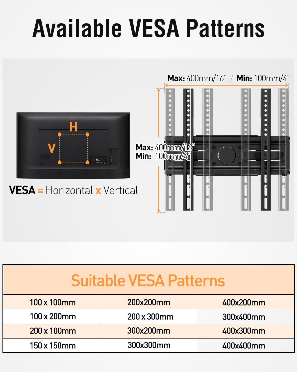 View Free Full Motion TV Wall Mount for 26''-65'' TVs VF0010