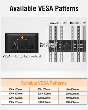 View Free Full Motion TV Wall Mount for 26''-65'' TVs VF0010